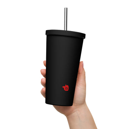 Insulated Tumbler with a Straw • Womanizer