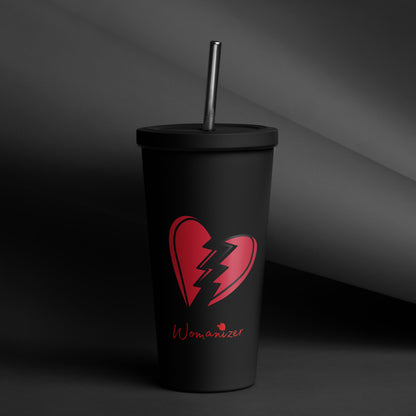 Insulated Tumbler with a Straw • Womanizer